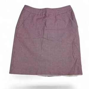 L.L. Bean Favorite‎ Fit Houndstooth Skirt 4